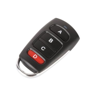 433MHz Wireless Industrial Remote Control Transmitter - 4 Buttons, Black - 1