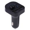 Dual USB Bluetooth FM Transmitter MP3 Player Car Kit, Hands-Free, Black - 1
