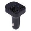 Dual USB Bluetooth FM Transmitter MP3 Player Car Kit, Hands-Free, Black - 2