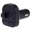 Dual USB Bluetooth FM Transmitter MP3 Player Car Kit, Hands-Free, Black - 3