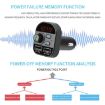 Dual USB Bluetooth FM Transmitter MP3 Player Car Kit, Hands-Free, Black - 8