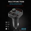 Dual USB Bluetooth FM Transmitter MP3 Player Car Kit, Hands-Free, Black - 9