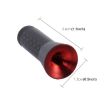 Black Carbon Fiber Aluminum Short Antenna with Universal Screws Base - 4