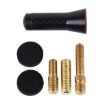 Black Carbon Fiber Aluminum Short Antenna with Universal Screws Base - 5