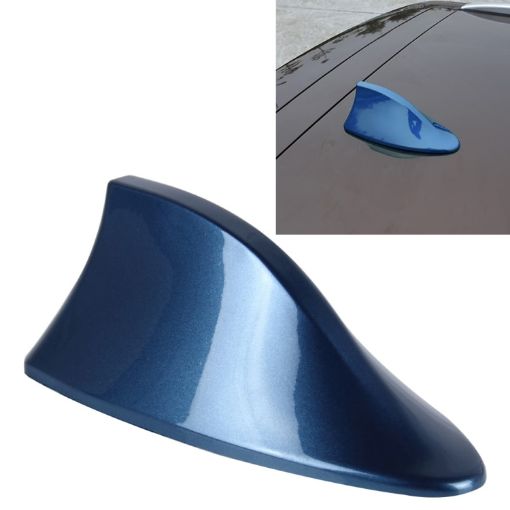 Blue Universal Shark Fin Car Antenna Aerial for SUV Truck Van Radio - 1