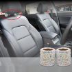 Car Crystal Head Pillow Set - 4 PCS Decorative (Light Grey) - 4