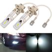 H3 Car LED Fog Light 2PCS 12V 4.5W 6000K 360LM 6 CSP Beads White - 1
