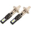 H1 Car LED Fog Light 2PCS - 6000K 360LM 6 CSP Beads White (Black) - 2