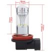 H8/H11 60W 1200LM 6000K Car Fog Lights, 12 XB-D LEDs, DC 12V, 2 PCS - 3