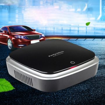 XJ-002 Smart Touch Air Purifier - Negative Ions Cleaner (Black) - 1