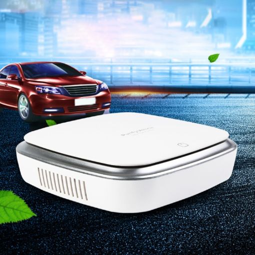 Smart Touch Air Purifier XJ-002 for Car/Home - Negative Ions, White - 1