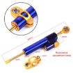 Universal Motorcycle Handlebar Steering Stabilizer Damper Shock Absorber (Silver) - 2
