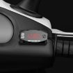 2 in 1 Motorcycle Voltmeter & Clock, Digital Display, 6-30V, IP67, Red Light - 1