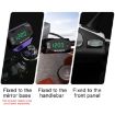 2 in 1 Motorcycle Voltmeter + Clock, Digital Display, 6-30V, IP67, Green - 7