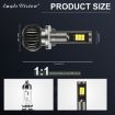 2 PCS EV15 880/881 Car LED Fog Light, Cold White + Amber, DC9-32V/6W/IP67 - 2