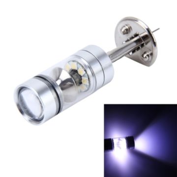 H1 100W 850LM 7000K 20 SMD-2828 LEDs Car Fog Lights DC 12-24V Cool White - 1