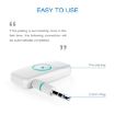 Doosl DSER102 Mini Car Bluetooth Music Receiver, 3.5mm Jack, White - 5