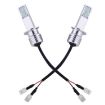 H1 LED Fog Light Bulbs 72W 1000LM 6000-6500K Ice Blue 2PCS DC 12-24V - 1