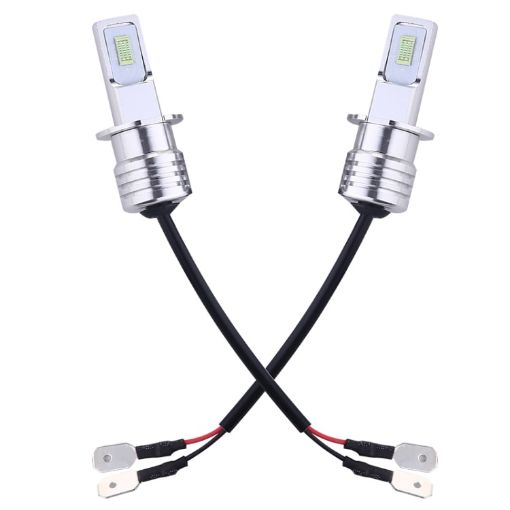 H3 72W 1000LM Ice Blue LED Car Fog Light Bulbs, 2 PCS, 6000-6500K, 12-24V - 1