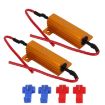2 PCS Car Canbus Error Canceller Decoder Load Resistor LED 50W 8 Ohm - 1
