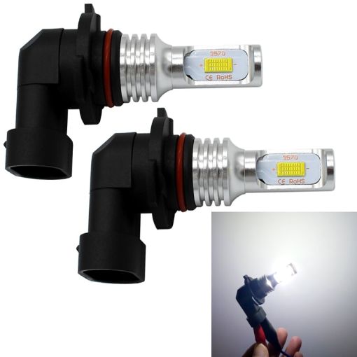 2 PCS 9006 HB4 LED Car Fog Bulbs 72W 1000LM 6000-6500K White Light - 1