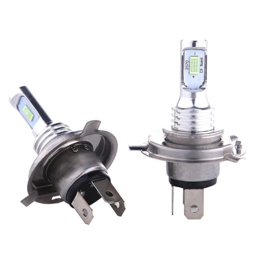 H4 LED Car Fog Bulbs 72W 1000LM 6000-6500K White Light 2 PCS - 1