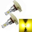 H16 72W 1000LM 6000-6500K White Car Fog LED Bulbs 12-24V 2PCS - 1