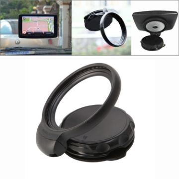 TomTom One V4 Car GPS Holder Stand - Adjustable Suction Cup (Black) - 1