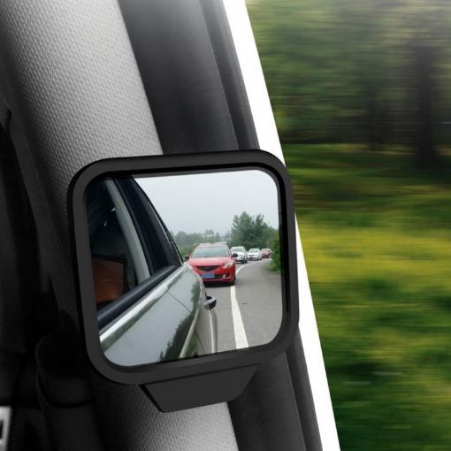 Adjustable Wide Angle Rear View Blind Spot Mirror for Car/Truck 7x6.5x1cm - 1