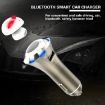A8 3-in-1 Bluetooth Earphone, Safety Hammer & Car Charger, USB Quick Charge - 4