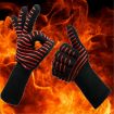 Silicone Cotton Microwave Gloves, 500C Heat Resistant, 32cm Length - 4