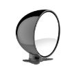 Adjustable 3R-044 Rear View Blind Spot Mirror - Wide Angle, Black - 2