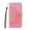 Xiaomi 14 Ultra Rose Gold 7-Petal Flowers Embossing Leather Case - 2