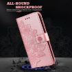 Xiaomi 14 Ultra Rose Gold 7-Petal Flowers Embossing Leather Case - 7
