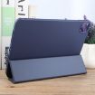 iPad Pro 13 2024 GEBEI Shockproof Leather Case Dark Blue 3-Fold Holder - 6