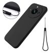 Realme 11 Pro/11 Pro+ Black Liquid Silicone Dropproof Phone Case - 6