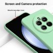 Realme Narzo 70 Green Liquid Silicone Dropproof Phone Case - 6