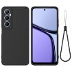 Realme C65 4G Black Liquid Silicone Dropproof Full Coverage Case - 1