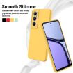 Realme C65 4G Yellow Liquid Silicone Dropproof Phone Case - 3