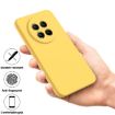 Realme Narzo 70x Yellow Liquid Silicone Dropproof Phone Case - 5