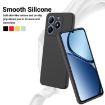 Realme C63/Narzo N63 Black Liquid Silicone Dropproof Phone Case - 3