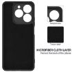 Realme C63/Narzo N63 Black Liquid Silicone Dropproof Phone Case - 6