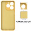 Realme C63/Narzo N63 Yellow Liquid Silicone Dropproof Phone Case - 6
