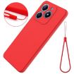 Realme C63/Narzo N63 Red Liquid Silicone Dropproof Phone Case - 7