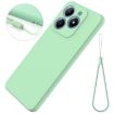 Realme C63/Narzo N63 Green Liquid Silicone Dropproof Phone Case - 7
