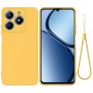 Realme C61 Global Yellow Liquid Silicone Dropproof Phone Case - 1