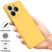 Realme C61 Global Yellow Liquid Silicone Dropproof Phone Case - 2