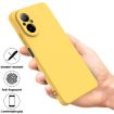 Realme 12 Lite Yellow Liquid Silicone Dropproof Full Coverage Case - 2