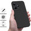 Realme C51s Black Liquid Silicone Dropproof Full Coverage Phone Case - 2