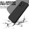 Realme C51s Black Liquid Silicone Dropproof Full Coverage Phone Case - 5